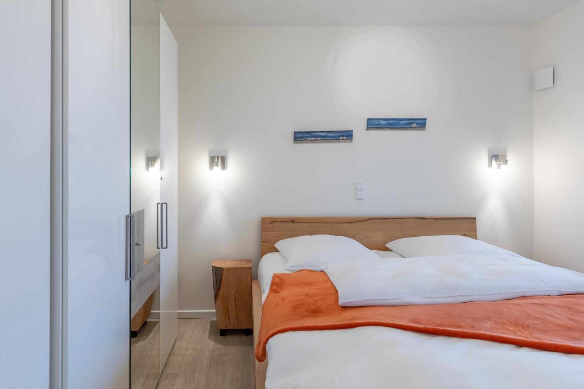 Ferienwohnung "Halligstork" Direkt Am Nordseedeich Mit Blick Auf Den See Nordstrand Eksteriør billede