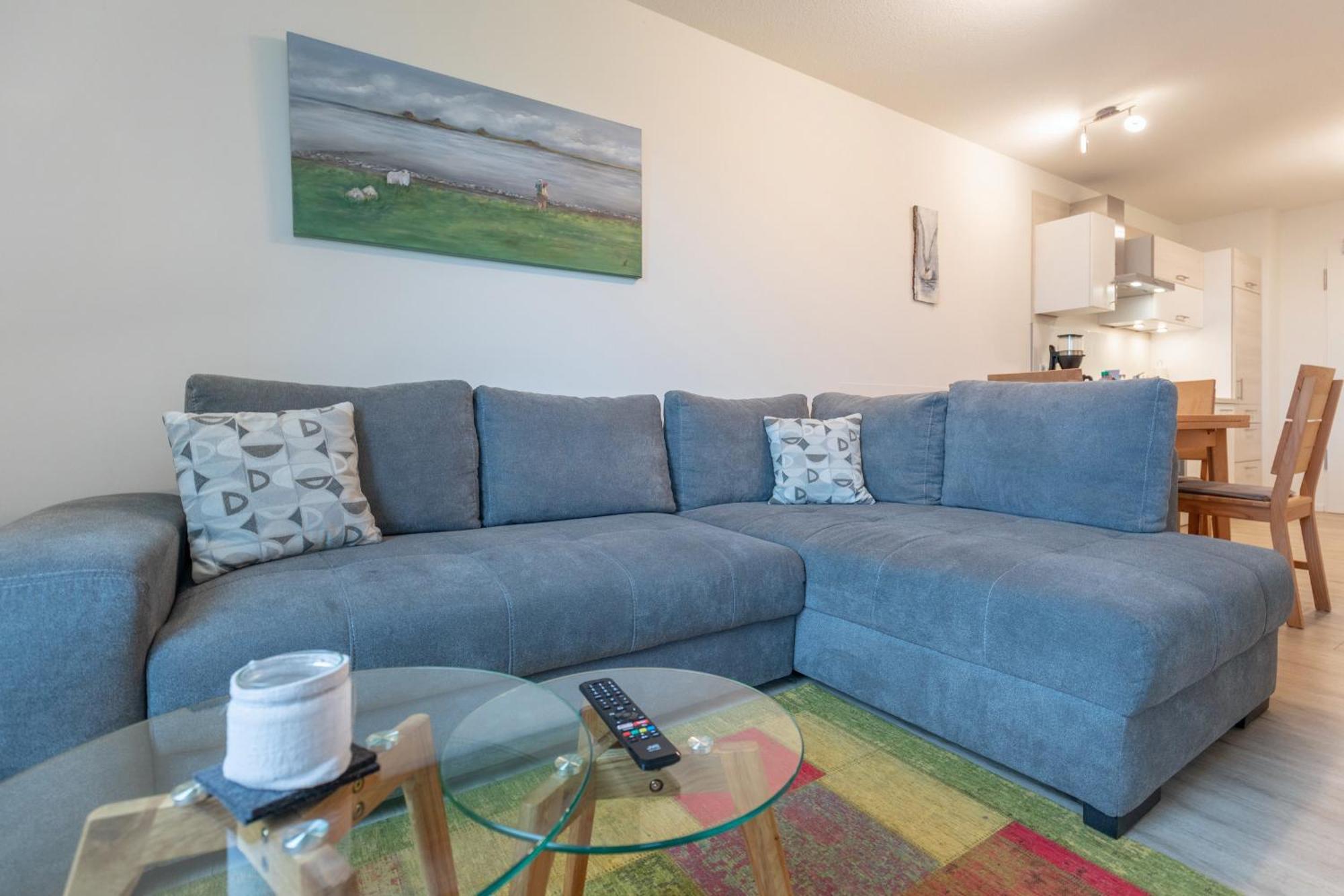 Ferienwohnung "Halligstork" Direkt Am Nordseedeich Mit Blick Auf Den See Nordstrand Eksteriør billede